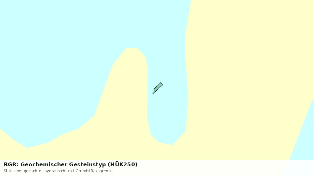 Statische Kartenansicht: BGR: Geochemischer Gesteinstyp (HÜK250)