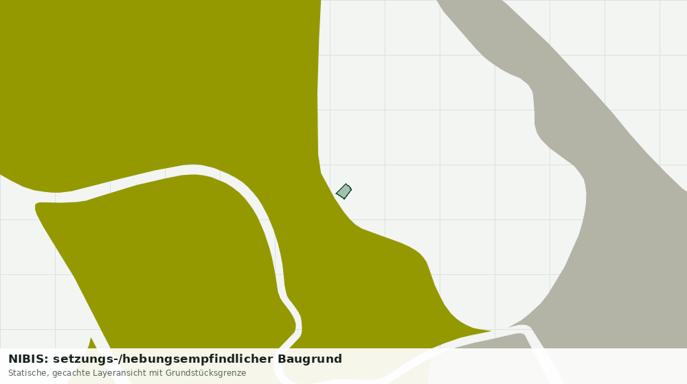 Statische Kartenansicht: NIBIS: setzungs-/hebungsempfindlicher Baugrund
