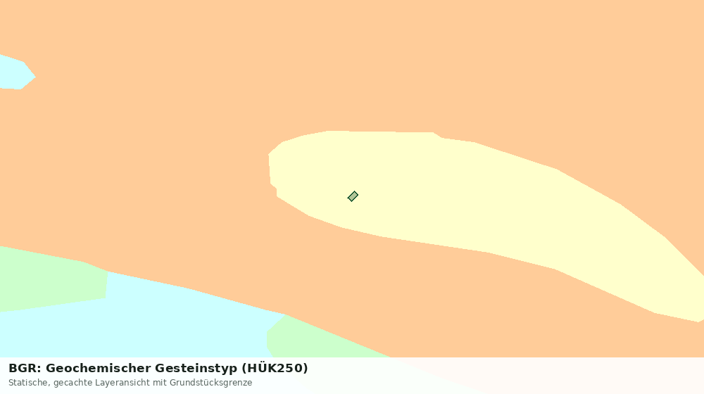 Statische Kartenansicht: BGR: Geochemischer Gesteinstyp (HÜK250)