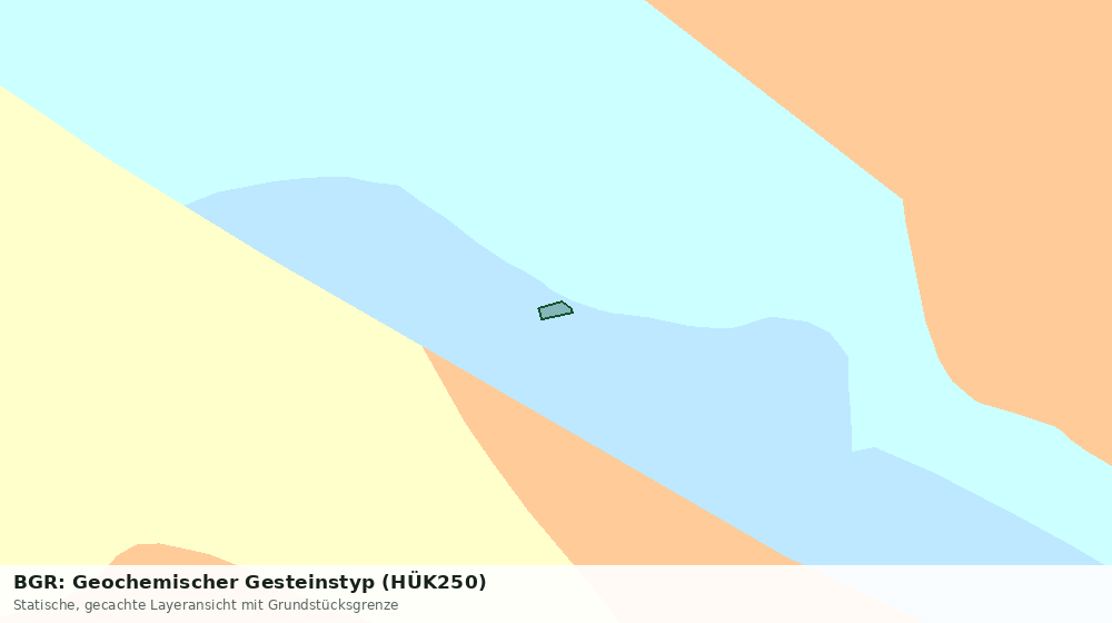 Statische Kartenansicht: BGR: Geochemischer Gesteinstyp (HÜK250)