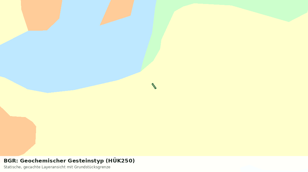 Statische Kartenansicht: BGR: Geochemischer Gesteinstyp (HÜK250)