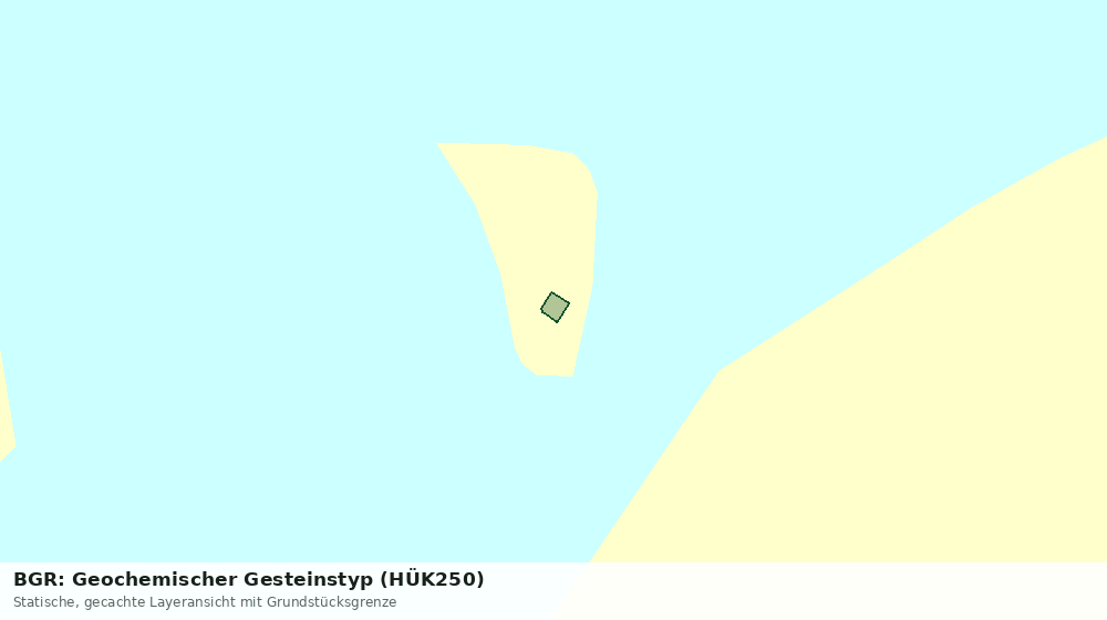 Statische Kartenansicht: BGR: Geochemischer Gesteinstyp (HÜK250)
