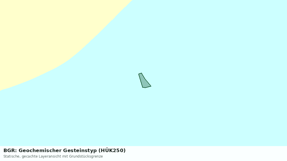 Statische Kartenansicht: BGR: Geochemischer Gesteinstyp (HÜK250)