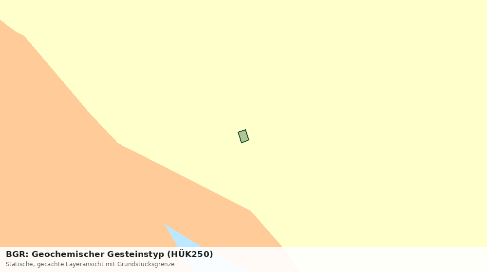 Statische Kartenansicht: BGR: Geochemischer Gesteinstyp (HÜK250)