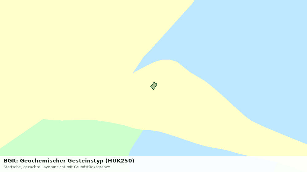 Statische Kartenansicht: BGR: Geochemischer Gesteinstyp (HÜK250)