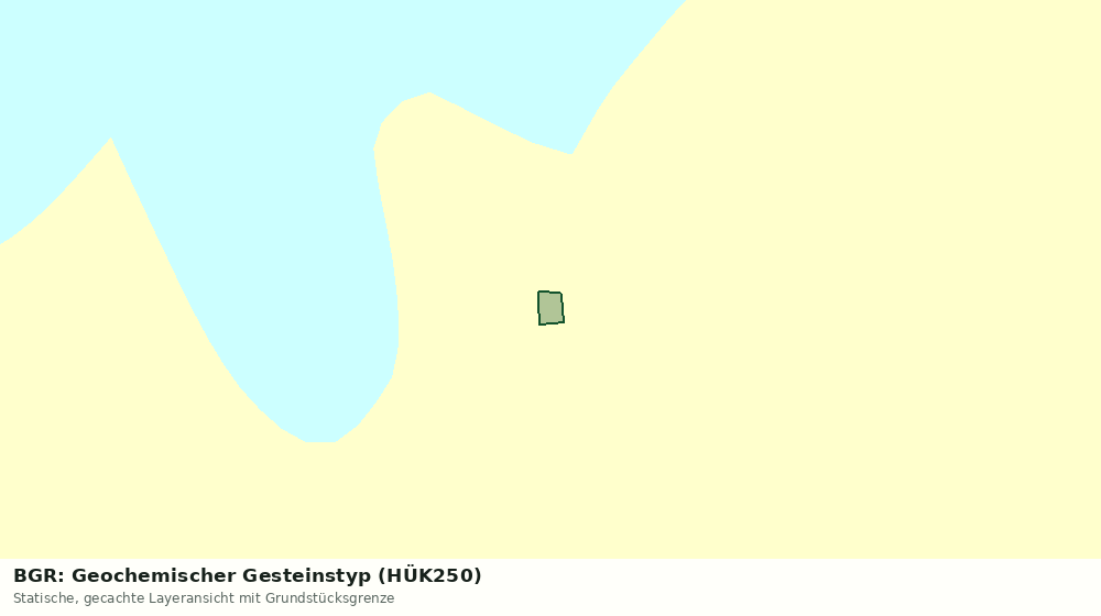 Statische Kartenansicht: BGR: Geochemischer Gesteinstyp (HÜK250)