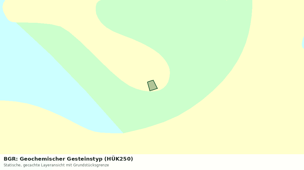 Statische Kartenansicht: BGR: Geochemischer Gesteinstyp (HÜK250)