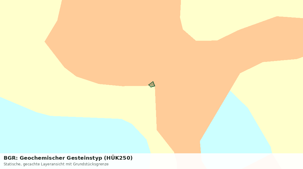 Statische Kartenansicht: BGR: Geochemischer Gesteinstyp (HÜK250)