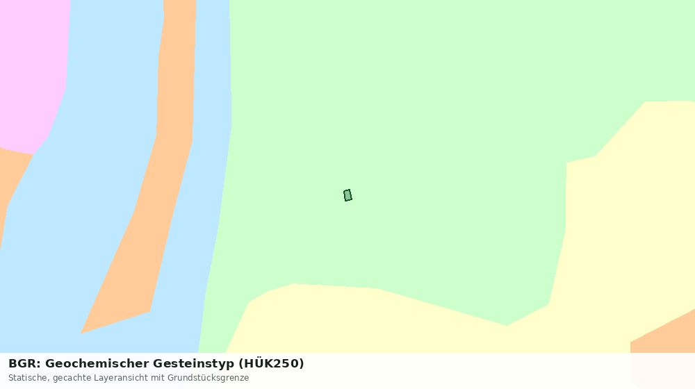 Statische Kartenansicht: BGR: Geochemischer Gesteinstyp (HÜK250)