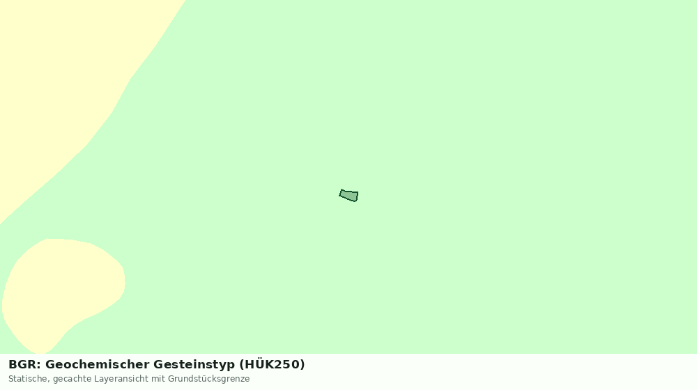 Statische Kartenansicht: BGR: Geochemischer Gesteinstyp (HÜK250)