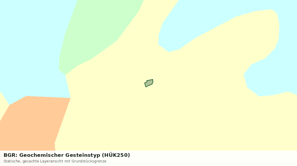Statische Kartenansicht: BGR: Geochemischer Gesteinstyp (HÜK250)