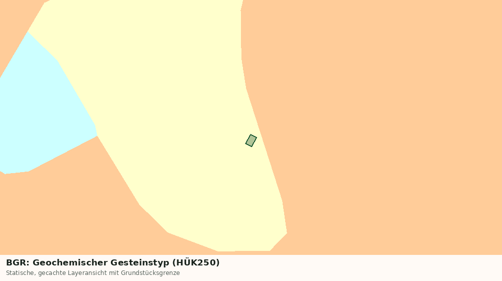 Statische Kartenansicht: BGR: Geochemischer Gesteinstyp (HÜK250)