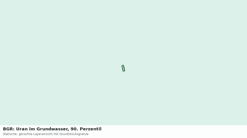 Statische Kartenansicht: BGR: Uran im Grundwasser, 90. Perzentil