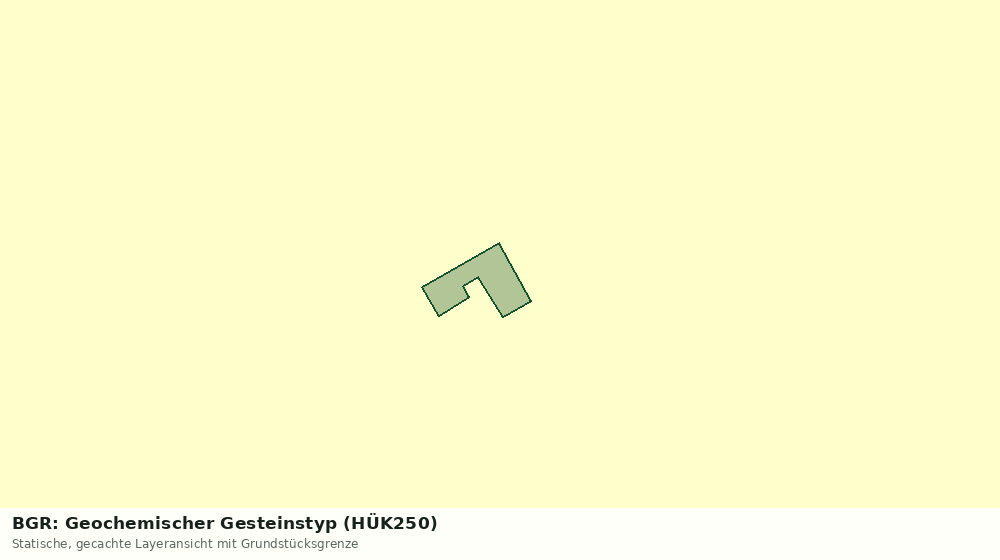 Statische Kartenansicht: BGR: Geochemischer Gesteinstyp (HÜK250)