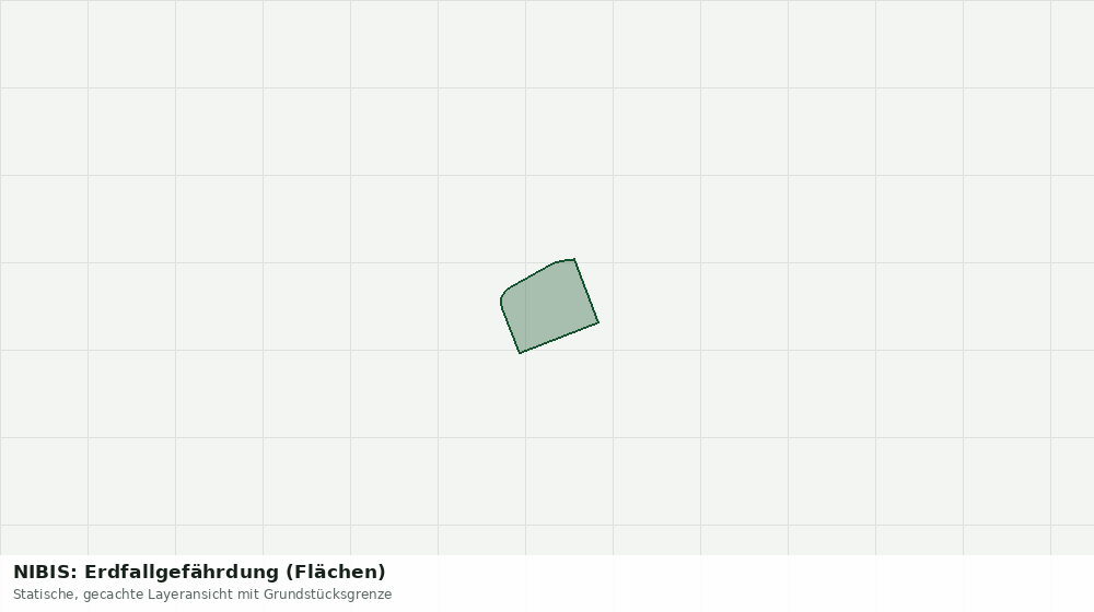 Statische Kartenansicht: NIBIS: Erdfallgefährdung (Flächen)