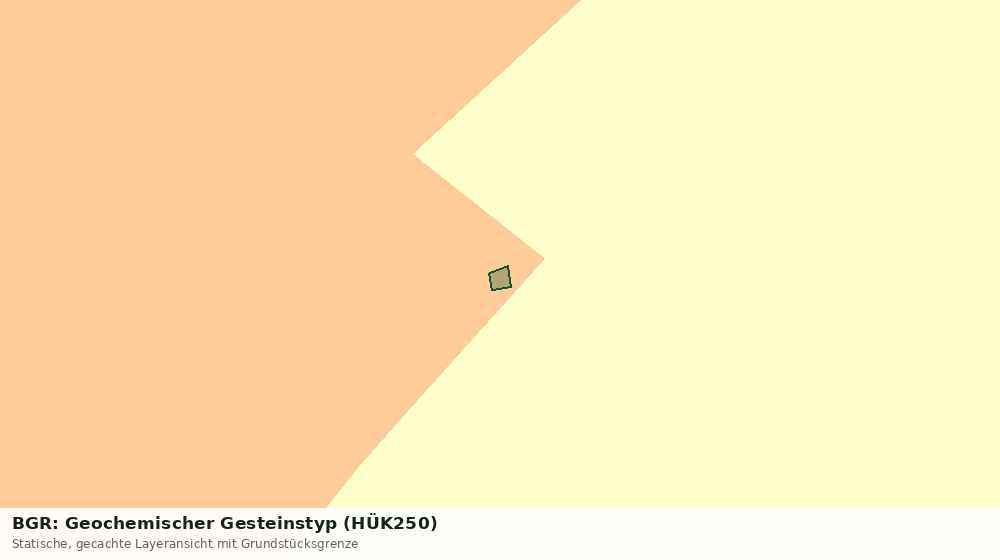 Statische Kartenansicht: BGR: Geochemischer Gesteinstyp (HÜK250)