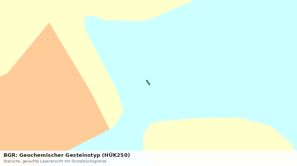 Statische Kartenansicht: BGR: Geochemischer Gesteinstyp (HÜK250)