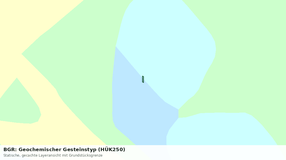 Statische Kartenansicht: BGR: Geochemischer Gesteinstyp (HÜK250)