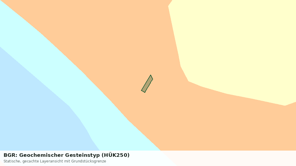 Statische Kartenansicht: BGR: Geochemischer Gesteinstyp (HÜK250)