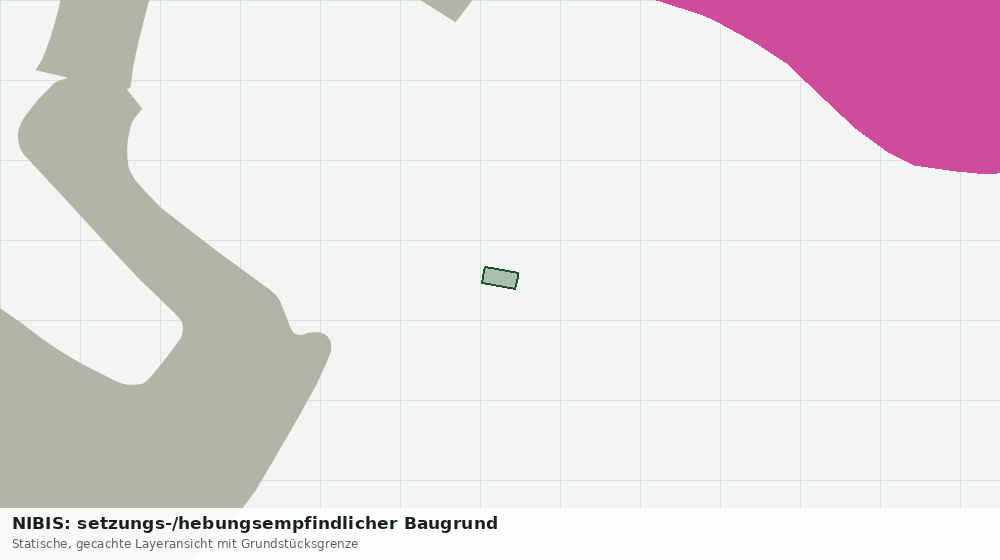 Statische Kartenansicht: NIBIS: setzungs-/hebungsempfindlicher Baugrund