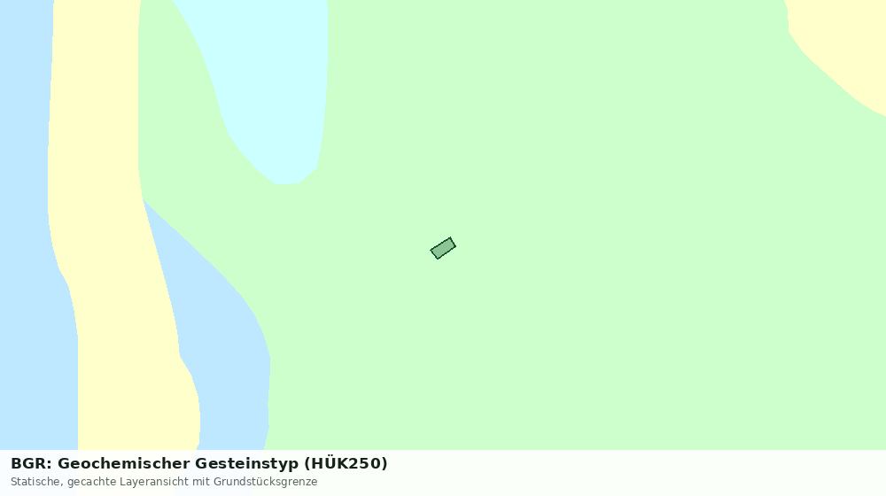 Statische Kartenansicht: BGR: Geochemischer Gesteinstyp (HÜK250)