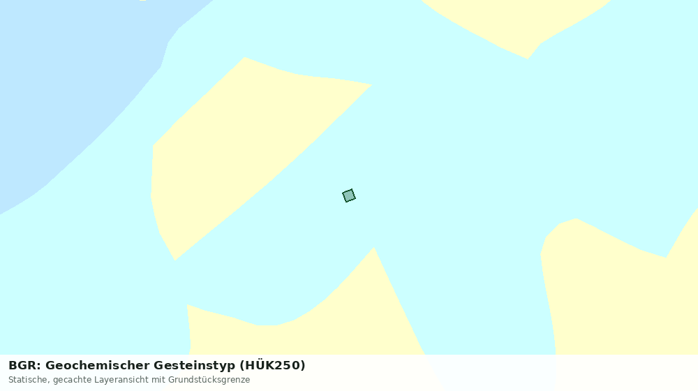 Statische Kartenansicht: BGR: Geochemischer Gesteinstyp (HÜK250)