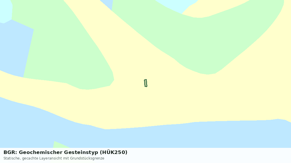 Statische Kartenansicht: BGR: Geochemischer Gesteinstyp (HÜK250)