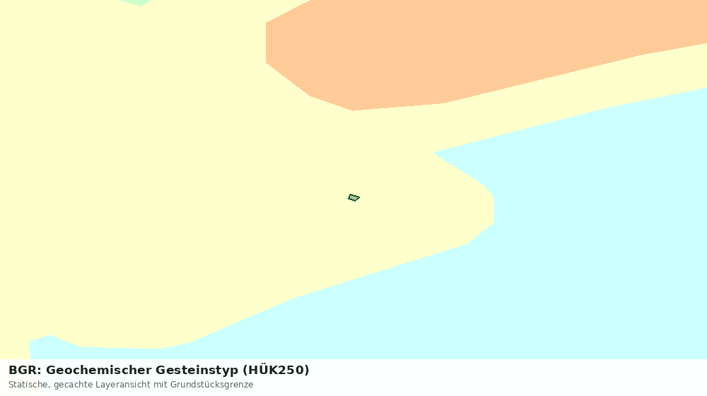 Statische Kartenansicht: BGR: Geochemischer Gesteinstyp (HÜK250)