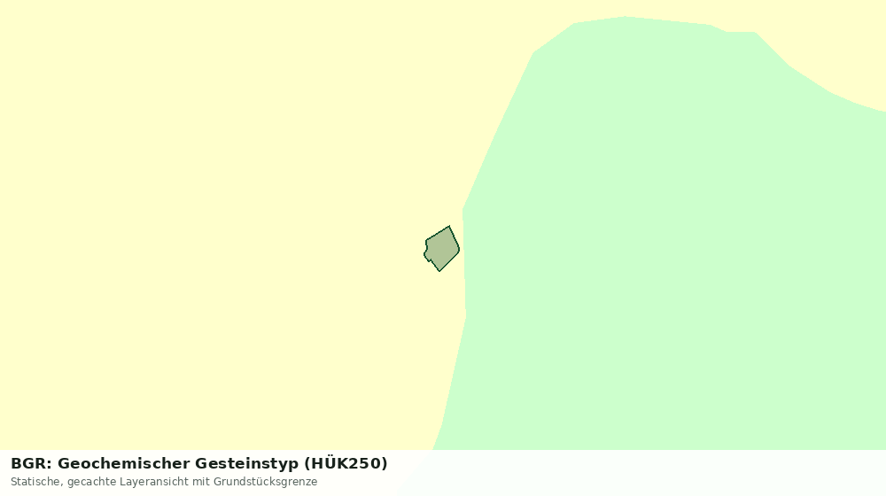 Statische Kartenansicht: BGR: Geochemischer Gesteinstyp (HÜK250)