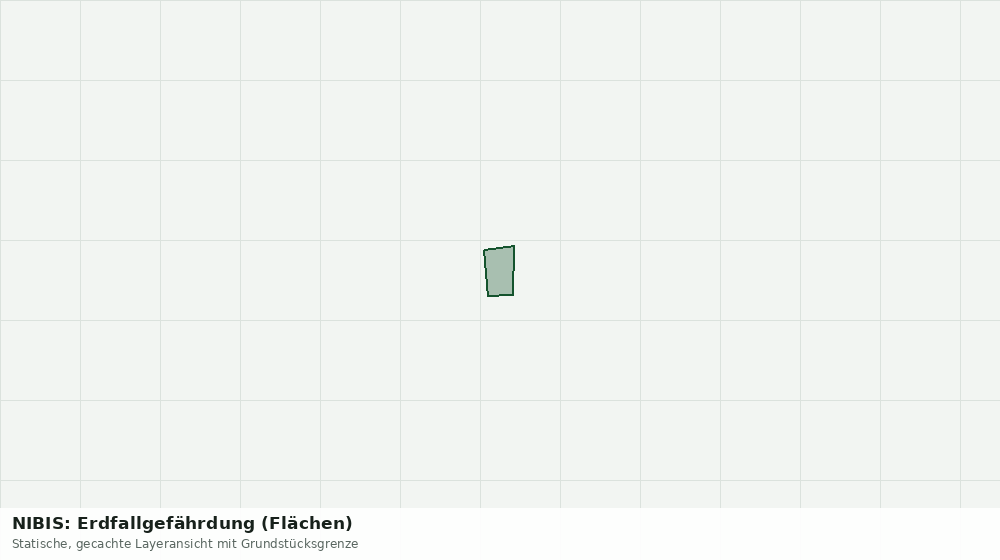Statische Kartenansicht: NIBIS: Erdfallgefährdung (Flächen)