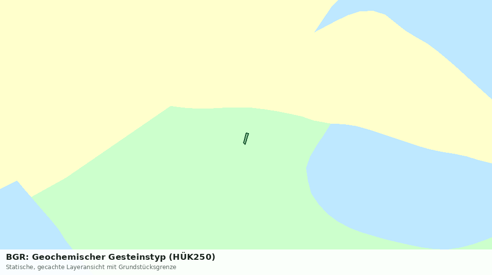 Statische Kartenansicht: BGR: Geochemischer Gesteinstyp (HÜK250)