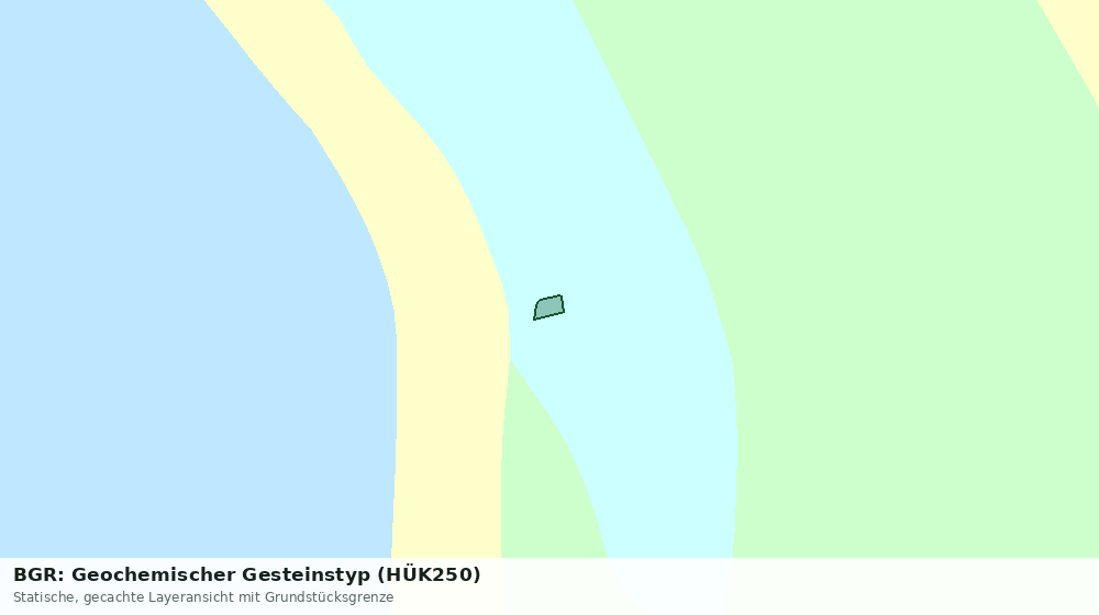 Statische Kartenansicht: BGR: Geochemischer Gesteinstyp (HÜK250)