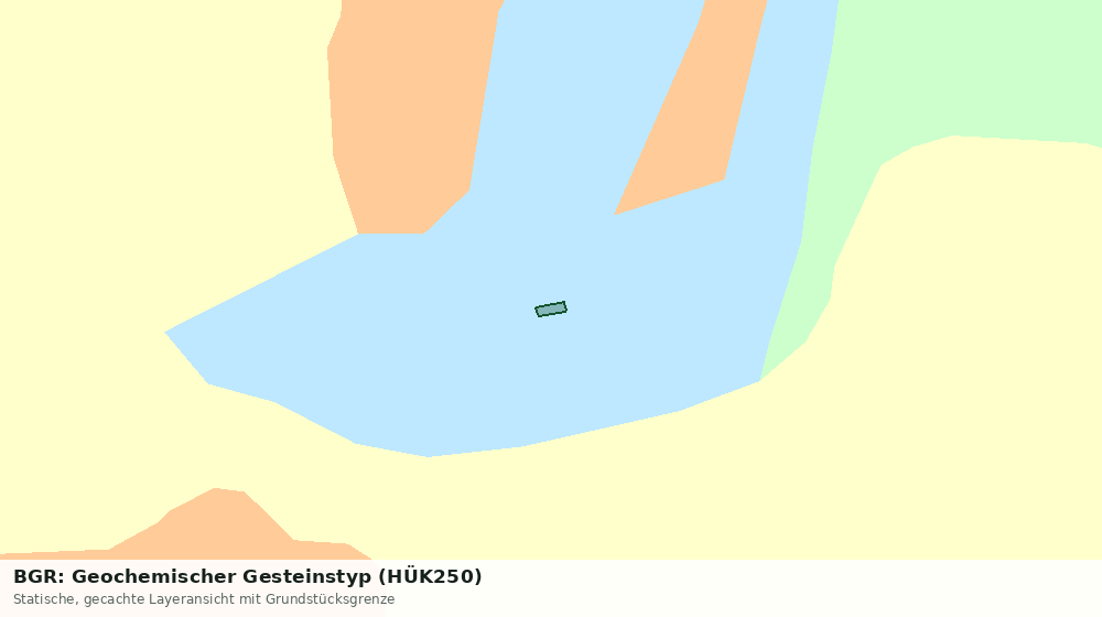 Statische Kartenansicht: BGR: Geochemischer Gesteinstyp (HÜK250)