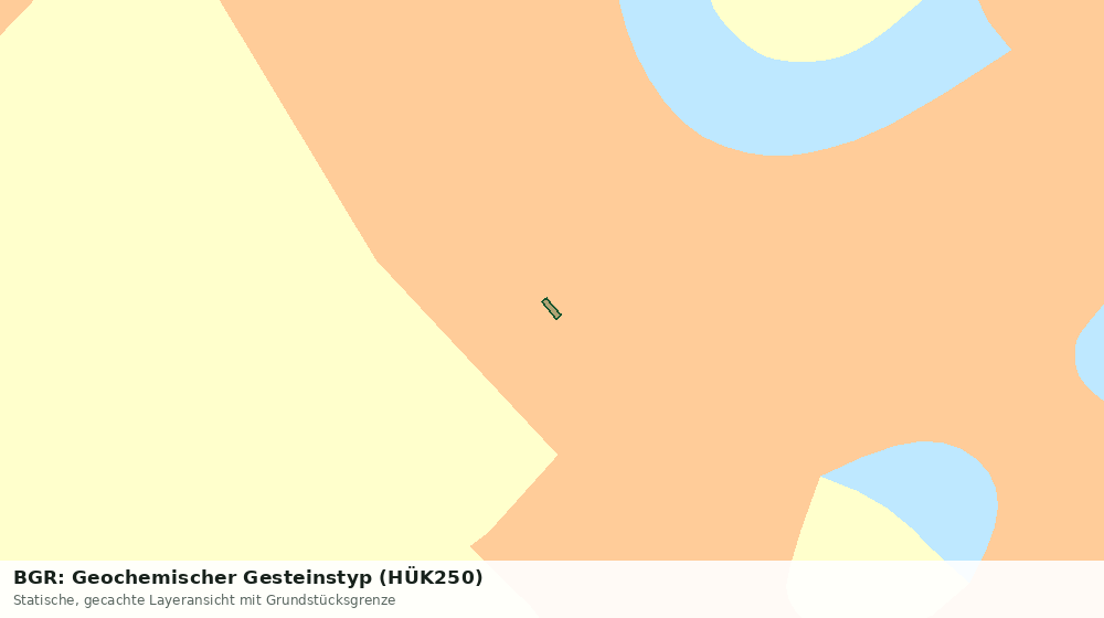 Statische Kartenansicht: BGR: Geochemischer Gesteinstyp (HÜK250)