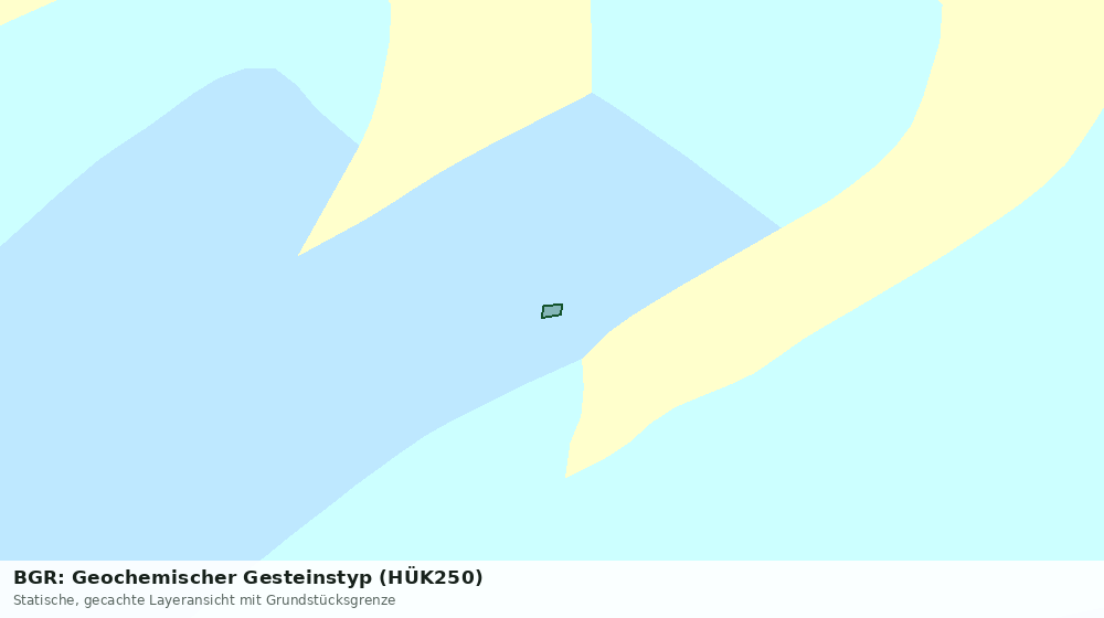 Statische Kartenansicht: BGR: Geochemischer Gesteinstyp (HÜK250)