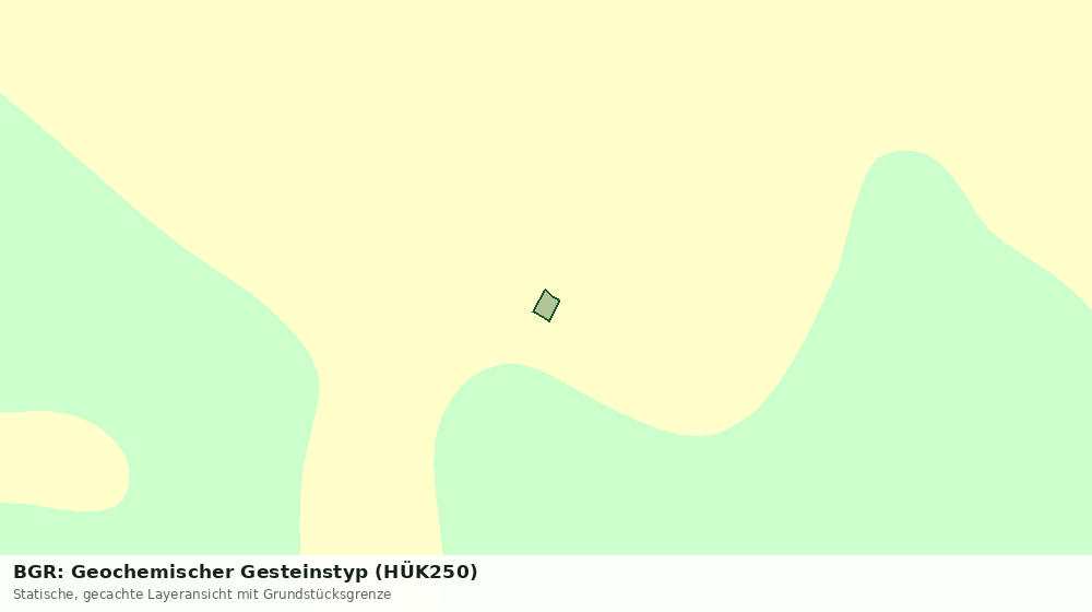 Statische Kartenansicht: BGR: Geochemischer Gesteinstyp (HÜK250)