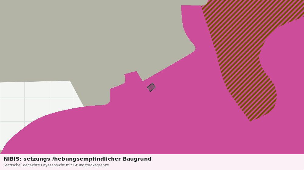 Statische Kartenansicht: NIBIS: setzungs-/hebungsempfindlicher Baugrund