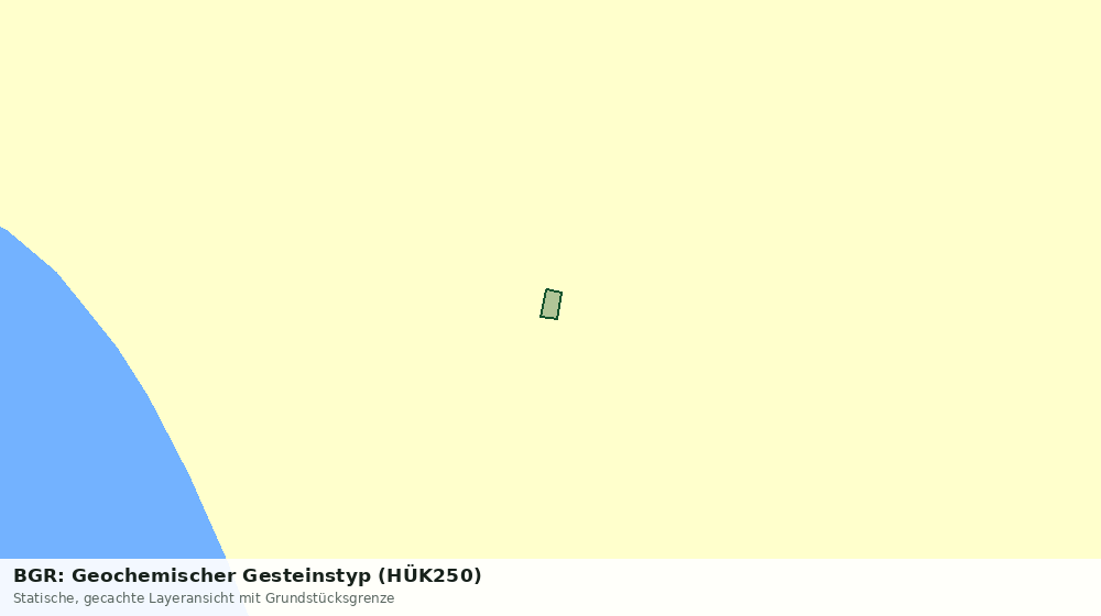 Statische Kartenansicht: BGR: Geochemischer Gesteinstyp (HÜK250)