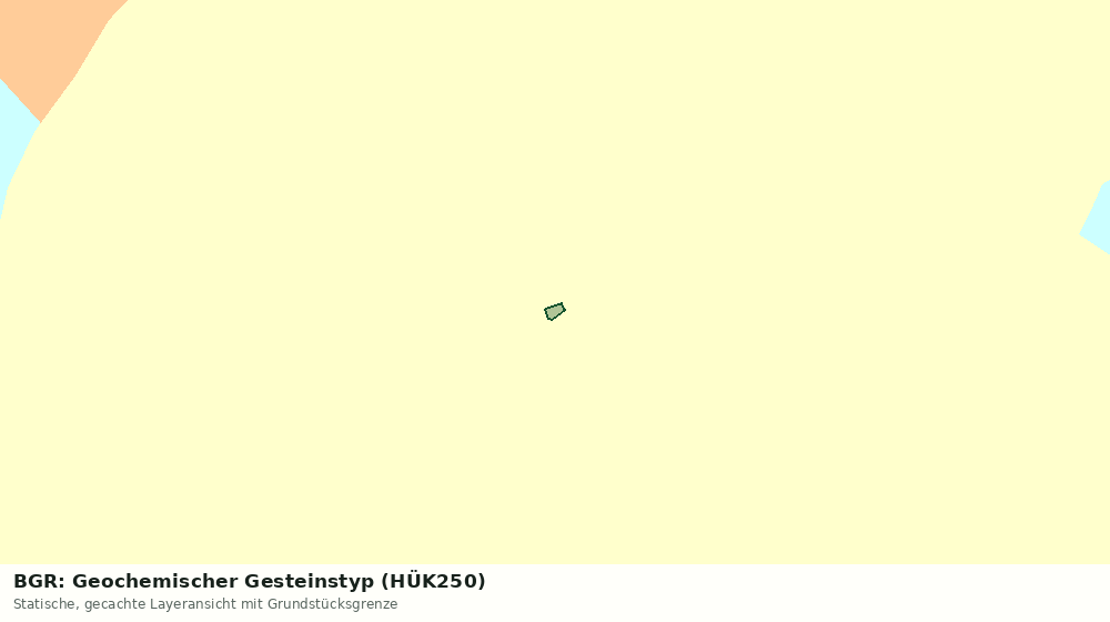 Statische Kartenansicht: BGR: Geochemischer Gesteinstyp (HÜK250)