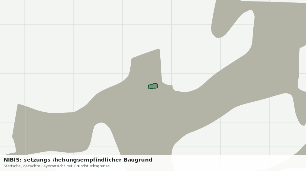 Statische Kartenansicht: NIBIS: setzungs-/hebungsempfindlicher Baugrund