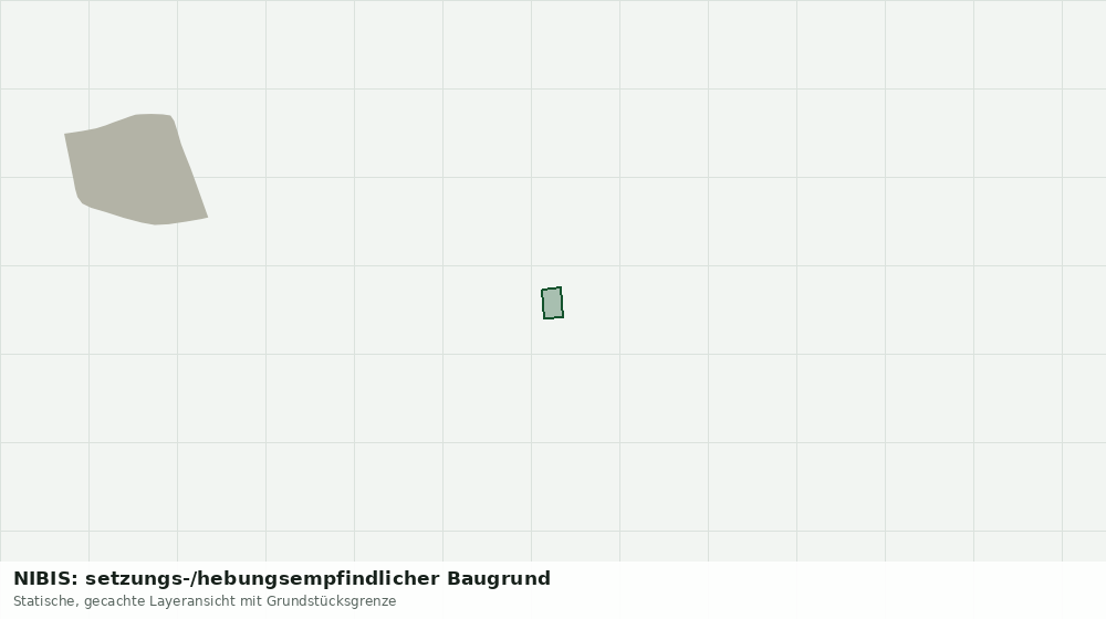 Statische Kartenansicht: NIBIS: setzungs-/hebungsempfindlicher Baugrund