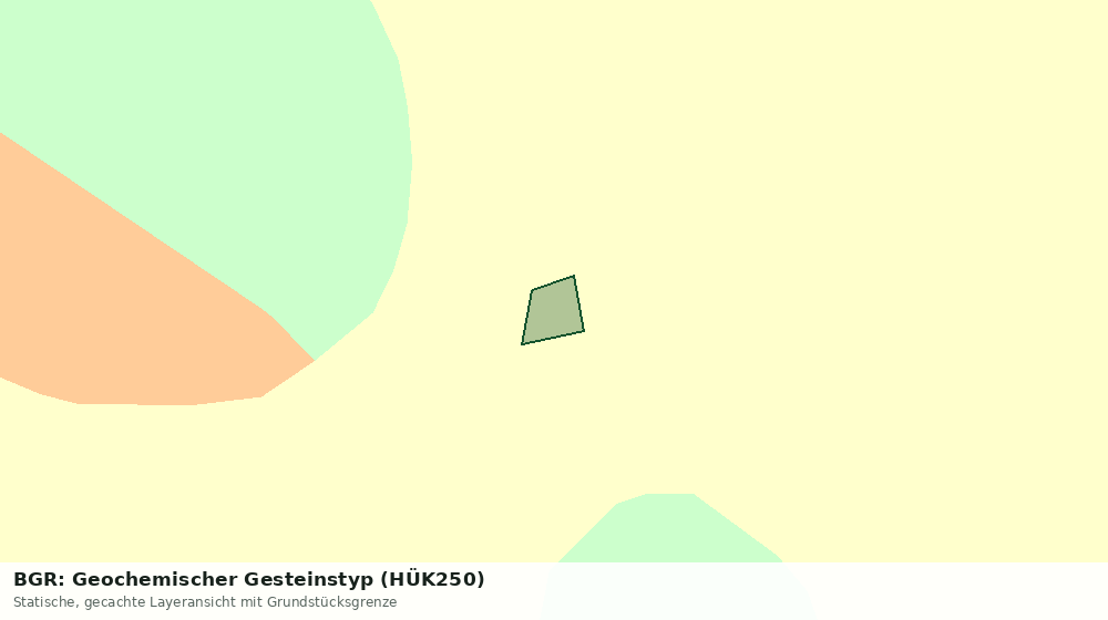 Statische Kartenansicht: BGR: Geochemischer Gesteinstyp (HÜK250)