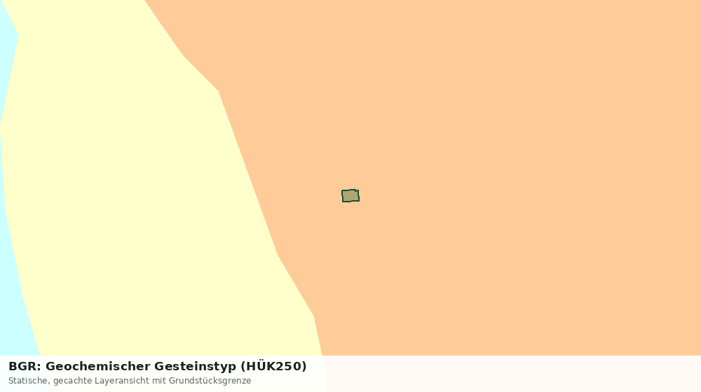 Statische Kartenansicht: BGR: Geochemischer Gesteinstyp (HÜK250)