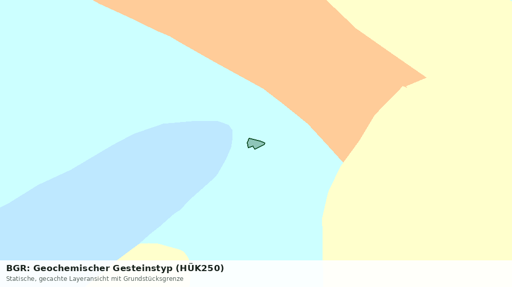 Statische Kartenansicht: BGR: Geochemischer Gesteinstyp (HÜK250)