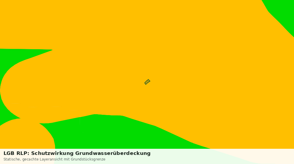 Statische Kartenansicht: LGB RLP: Schutzwirkung Grundwasserüberdeckung
