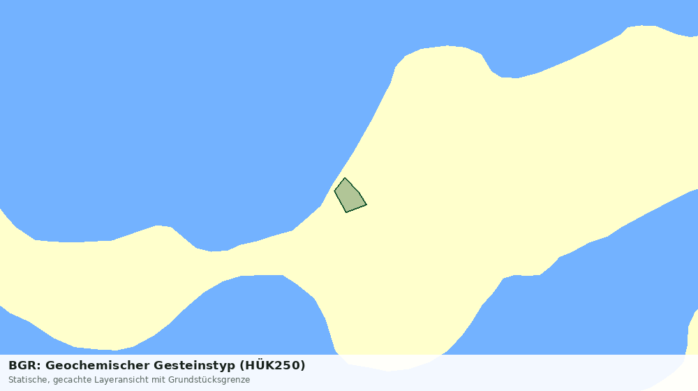 Statische Kartenansicht: BGR: Geochemischer Gesteinstyp (HÜK250)