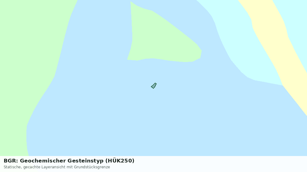 Statische Kartenansicht: BGR: Geochemischer Gesteinstyp (HÜK250)