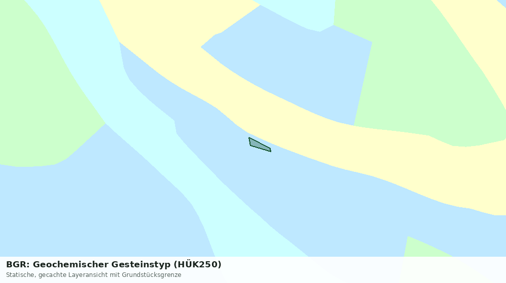 Statische Kartenansicht: BGR: Geochemischer Gesteinstyp (HÜK250)