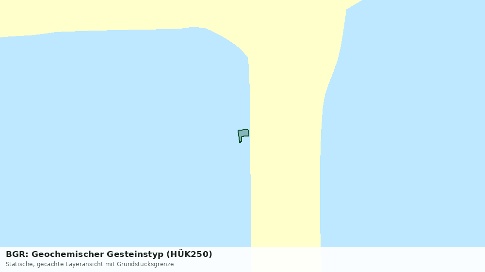 Statische Kartenansicht: BGR: Geochemischer Gesteinstyp (HÜK250)