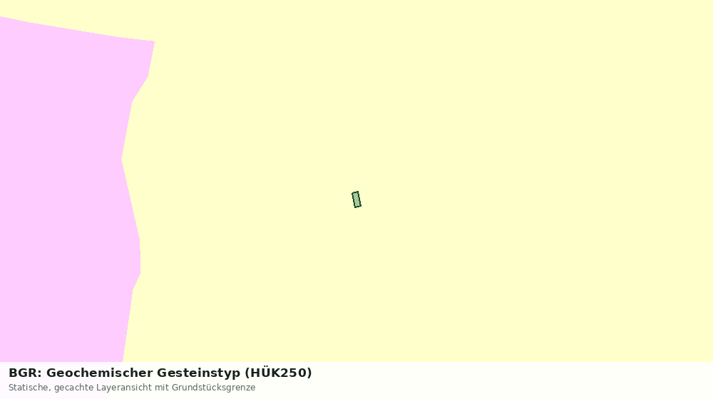 Statische Kartenansicht: BGR: Geochemischer Gesteinstyp (HÜK250)
